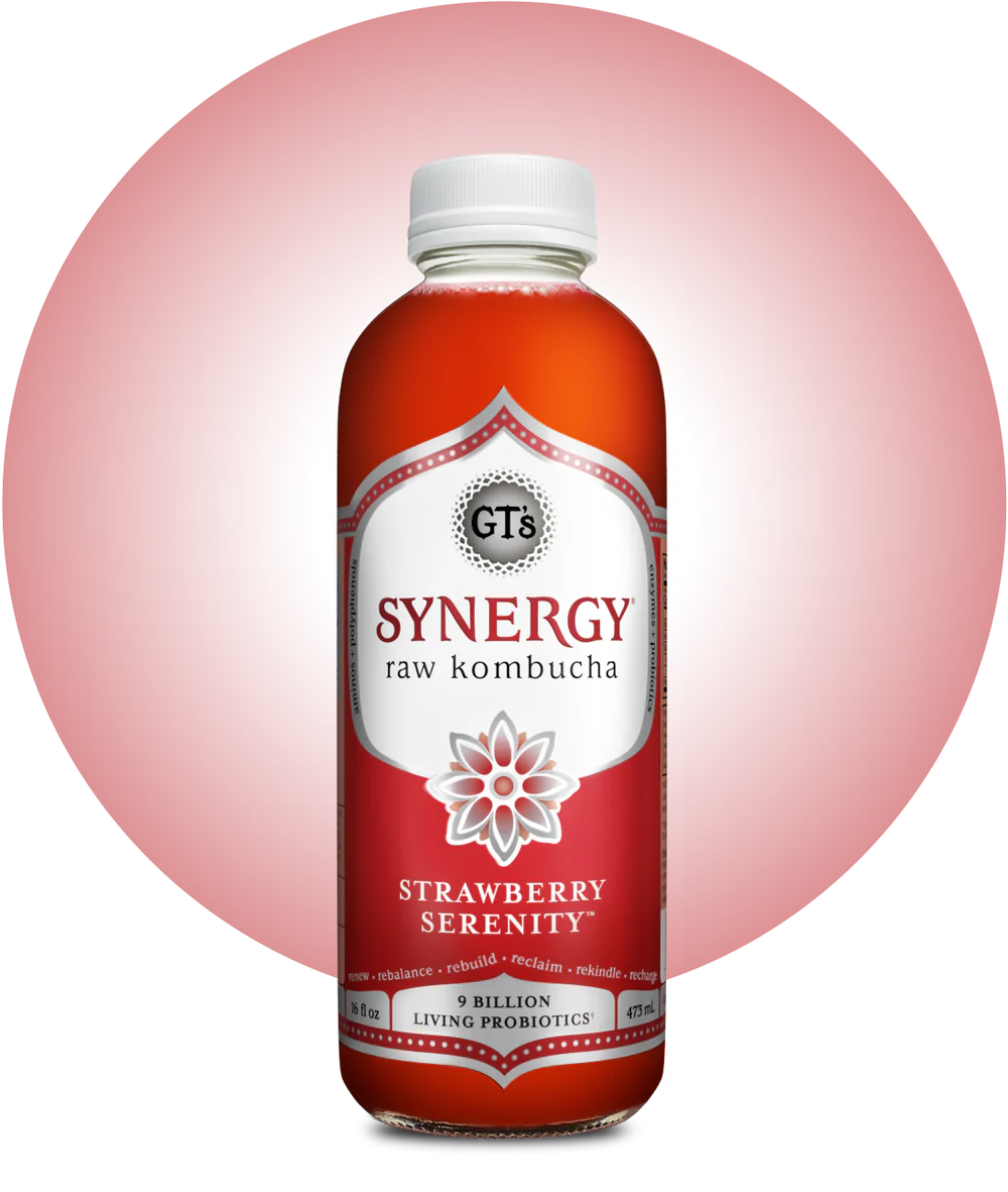 Synergy Strawberry Serenity Kombucha 480 mL (16.23oz)