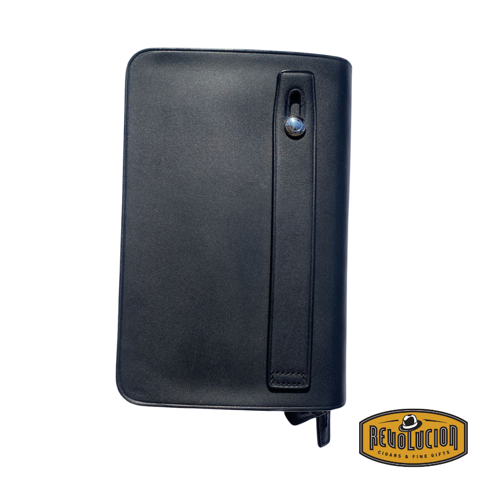 Back view of the Tumi Bedford Double Zip Clutch with textured finish.