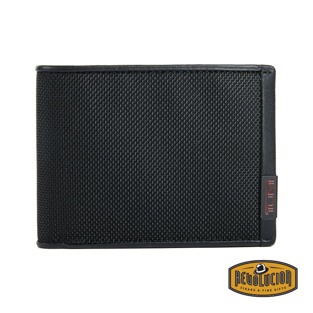Mens Wallet Tumi Bifold TUMI Black Smooth Leather Men's Bi-fold Wallet