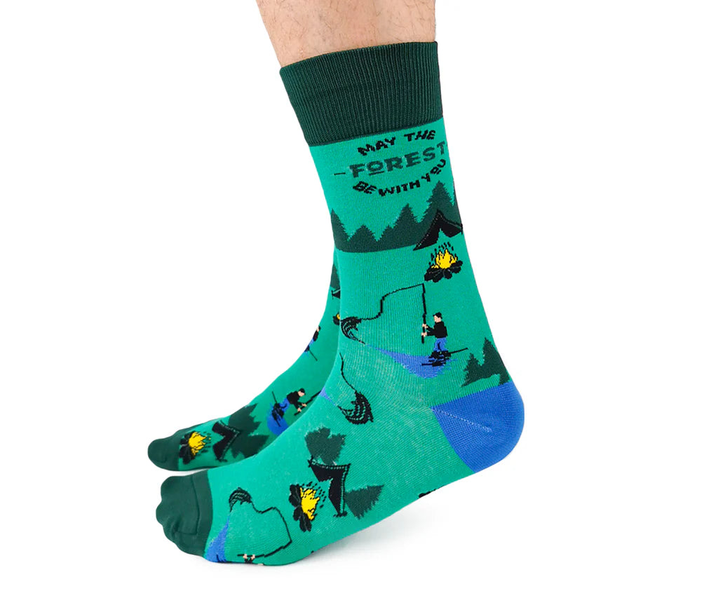 Uptown Calf Length Cotton Unisex Socks - The Woodsman