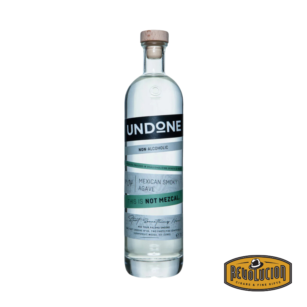 Undone Mexican Smoky Agave - Not Mezcal 700 mL. Non-Alcoholic Spirit