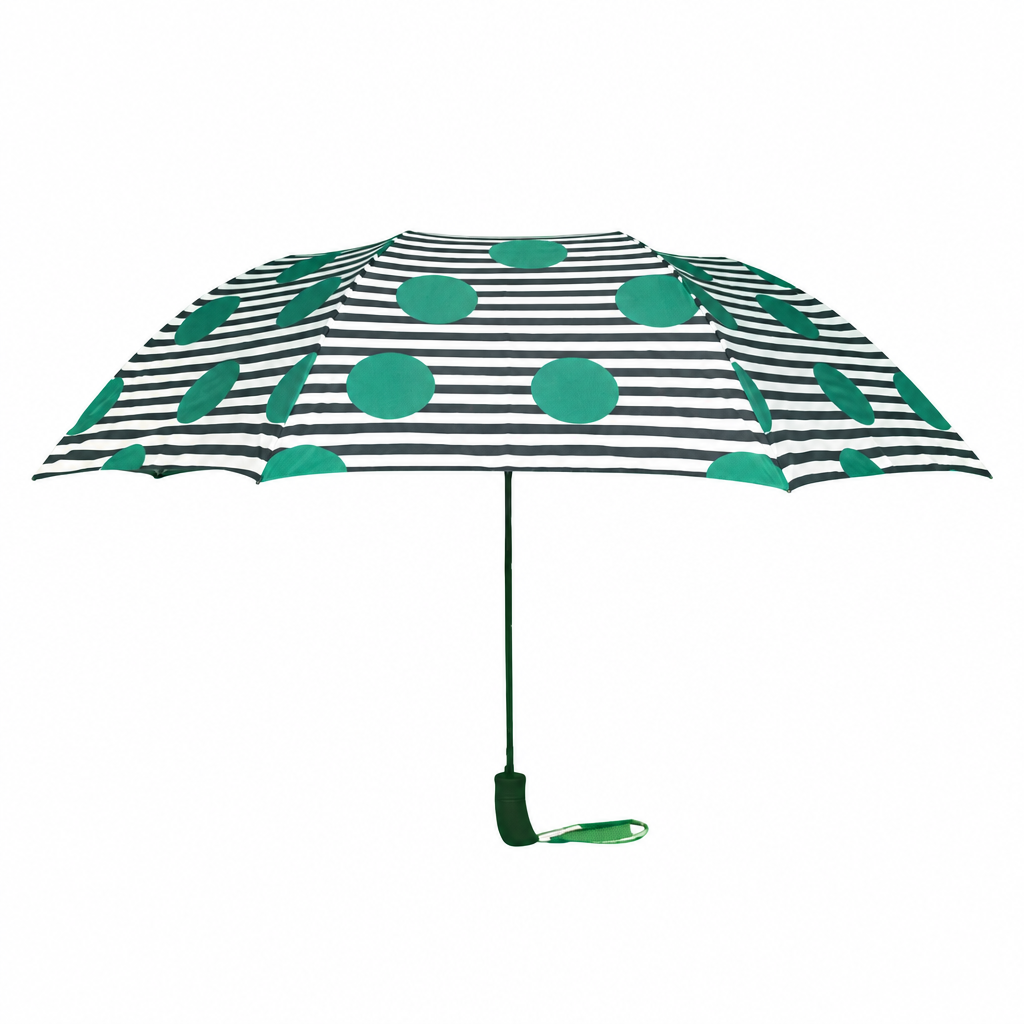 A stylish and durable Vancouver Umbrella Auto Short in the Victoria design, featuring an automatic open function, sturdy construction, and a compact yet elegant canopy for reliable rain protection.