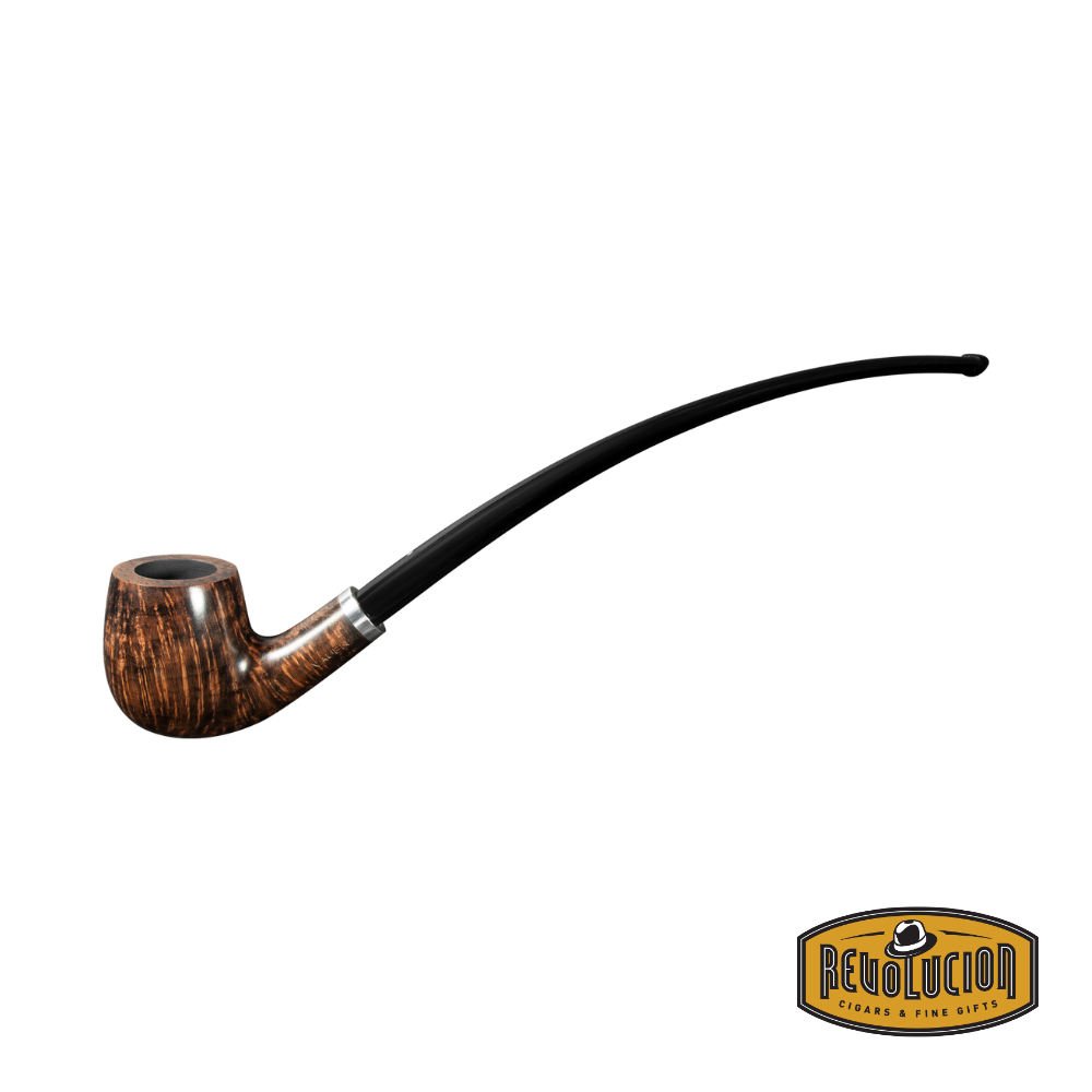 Front view of the Vauen CHW Relax 127 Tobacco Pipe, showcasing its sleek design and high-quality craftsmanship.