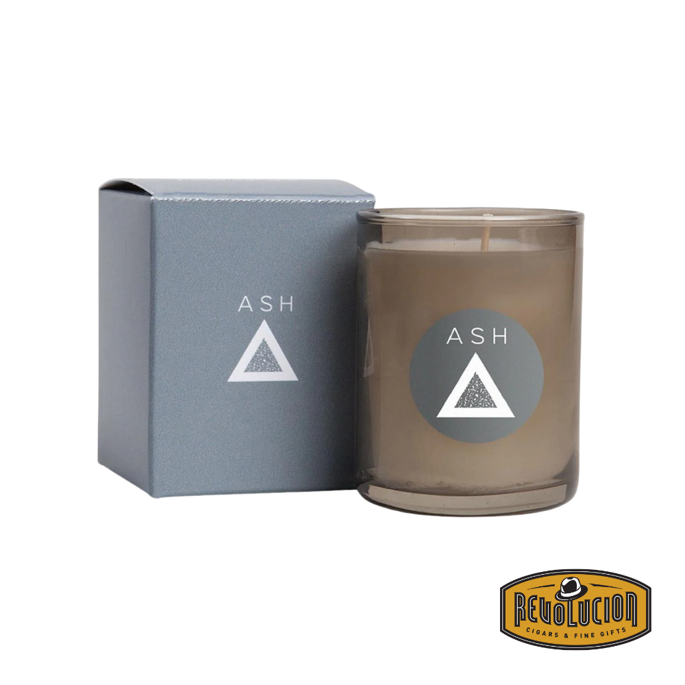 Volcanic Ash Candle 3oz in a compact, dark-toned container with a minimalist label design.