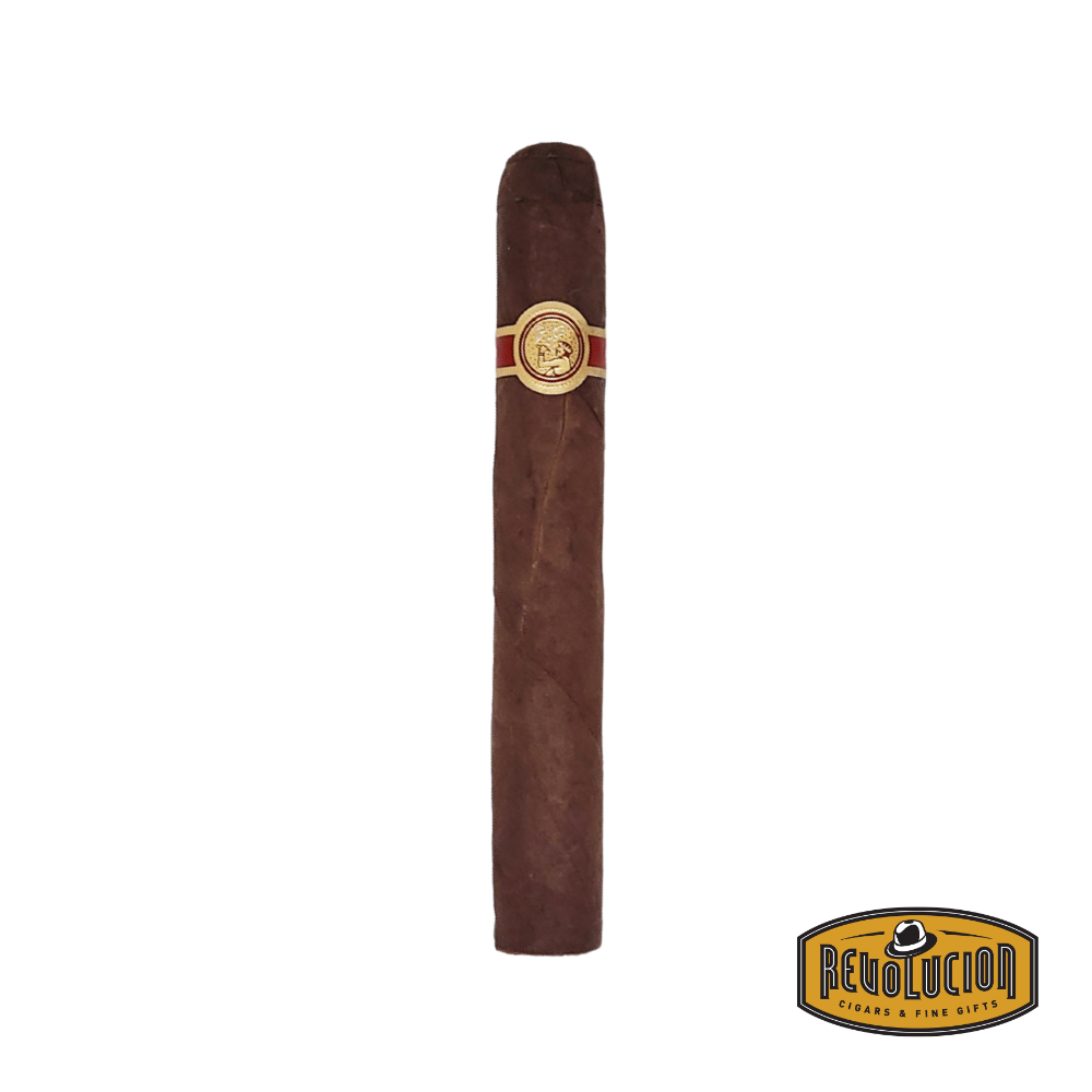Warped Venture 1492 Gran Corona cigar showcasing a medium-brown wrapper with classic banding, reflecting its refined Dominican craftsmanship in a traditional Gran Corona format.