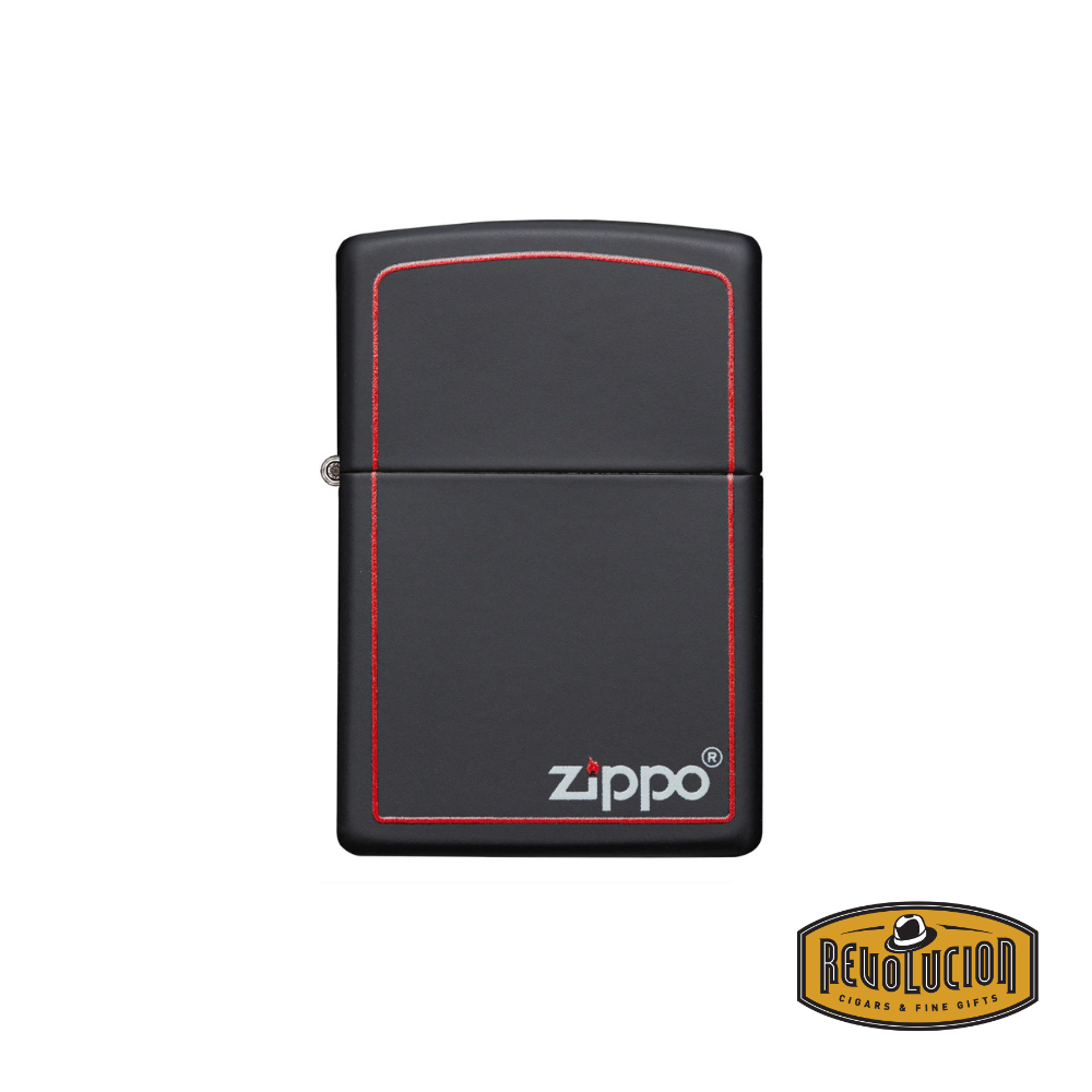 Zippo Matte Black With Border