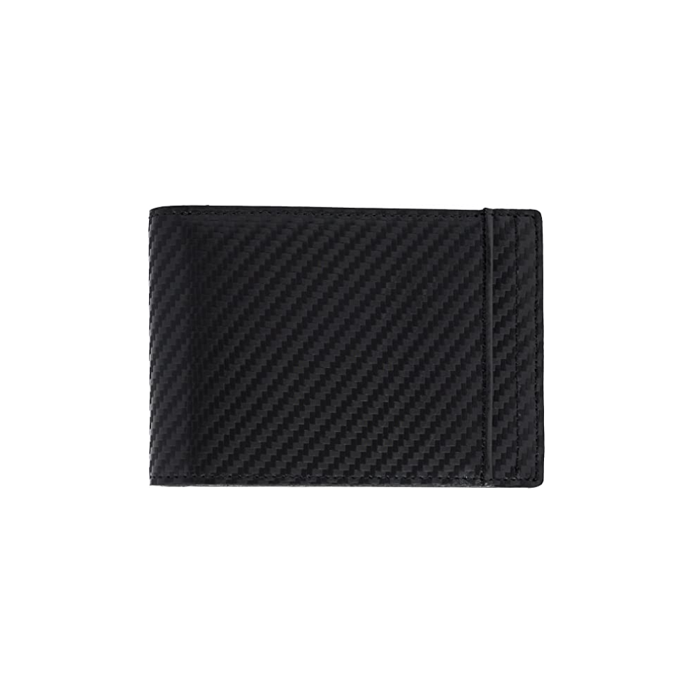 Wurkin Slim Bifold Leather RFID Carbon Euro Men Wallet