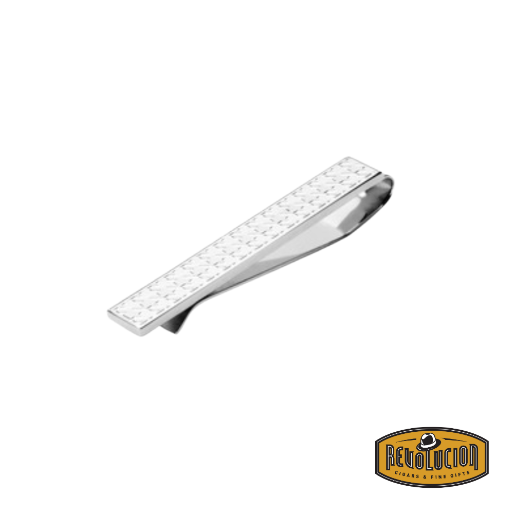 The Side view of the Wurkin Tie Bar, highlighting its secure clasp mechanism and sturdy construction