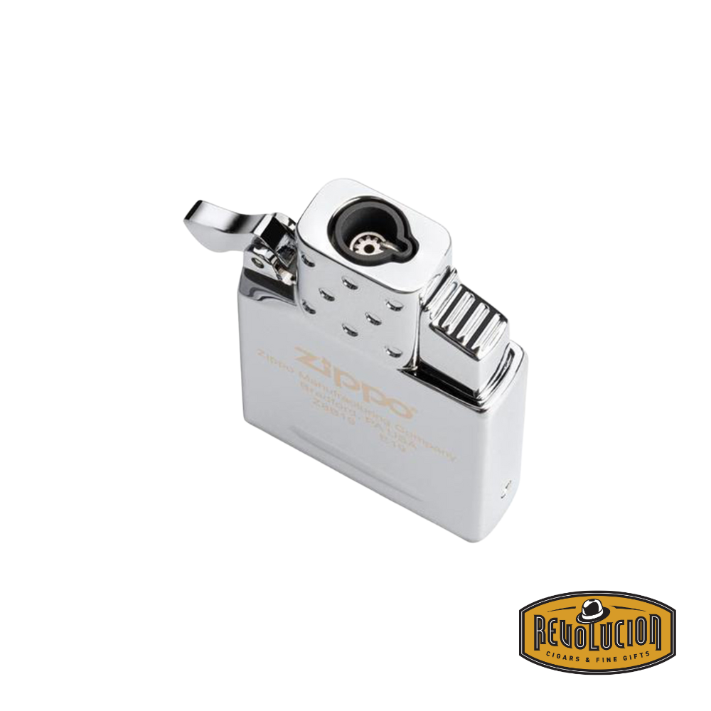 Zippo Single Torch Flame Insert Metal Lighter, showcasing its durable metal construction and precision flame control.