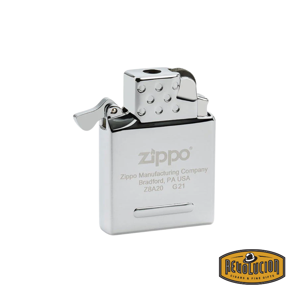A standalone Zippo insert designed to produce a yellow flame, perfect for soft and even lighting.