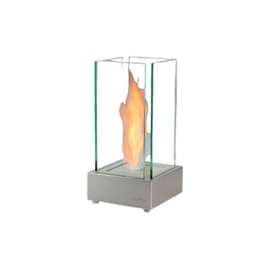 The Cartier, a space friendly table top with a spiral flame which features a high strength 304 stainless steel burner, high quality tempered glass and a nice stainless steel finish.