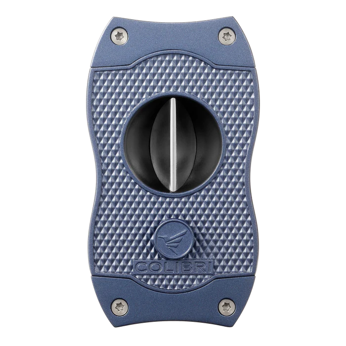 Colibri Diamond V-cut Cigar Cutter navy