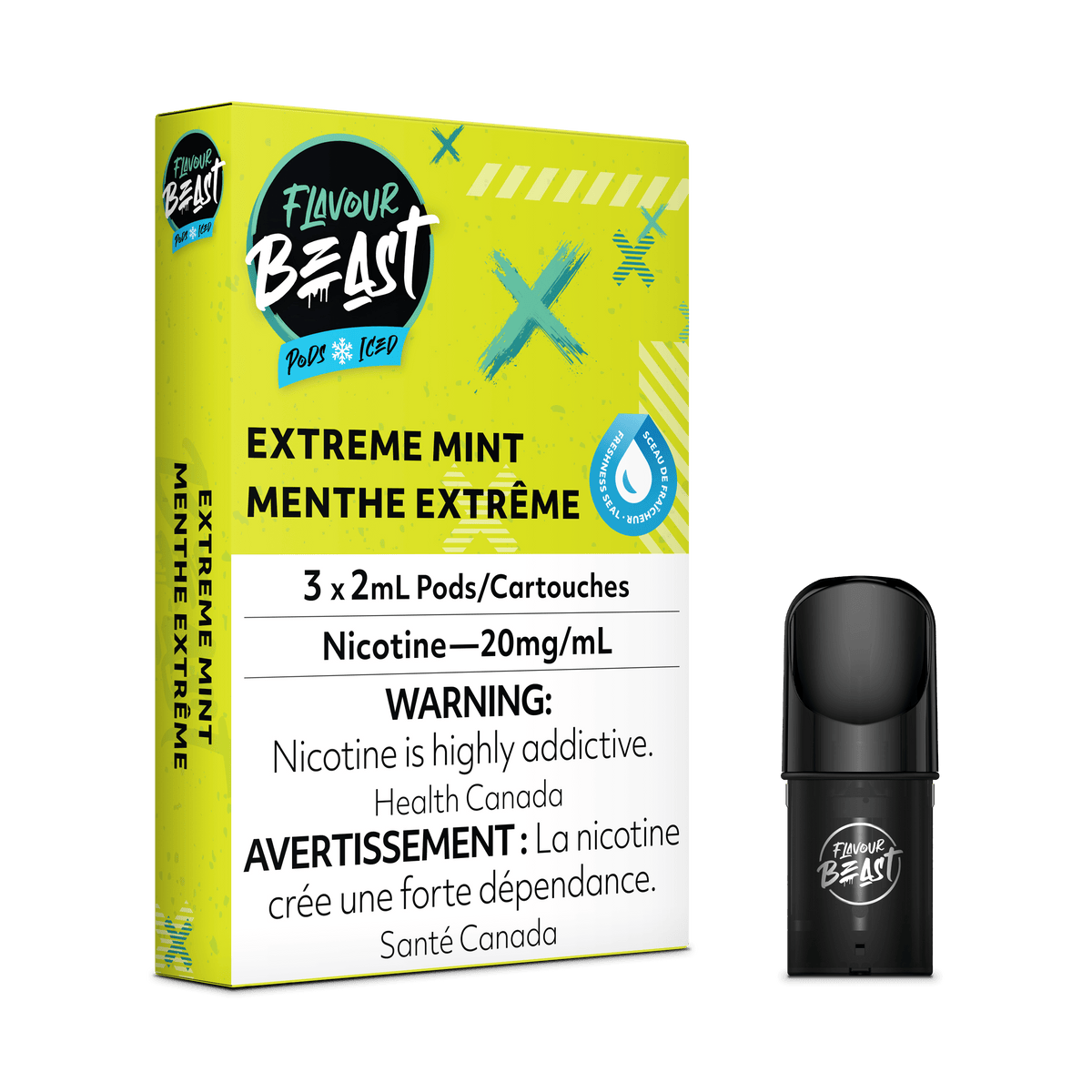 Flavour Beast Pod Pack Disposable  - Extreme Mint Iced