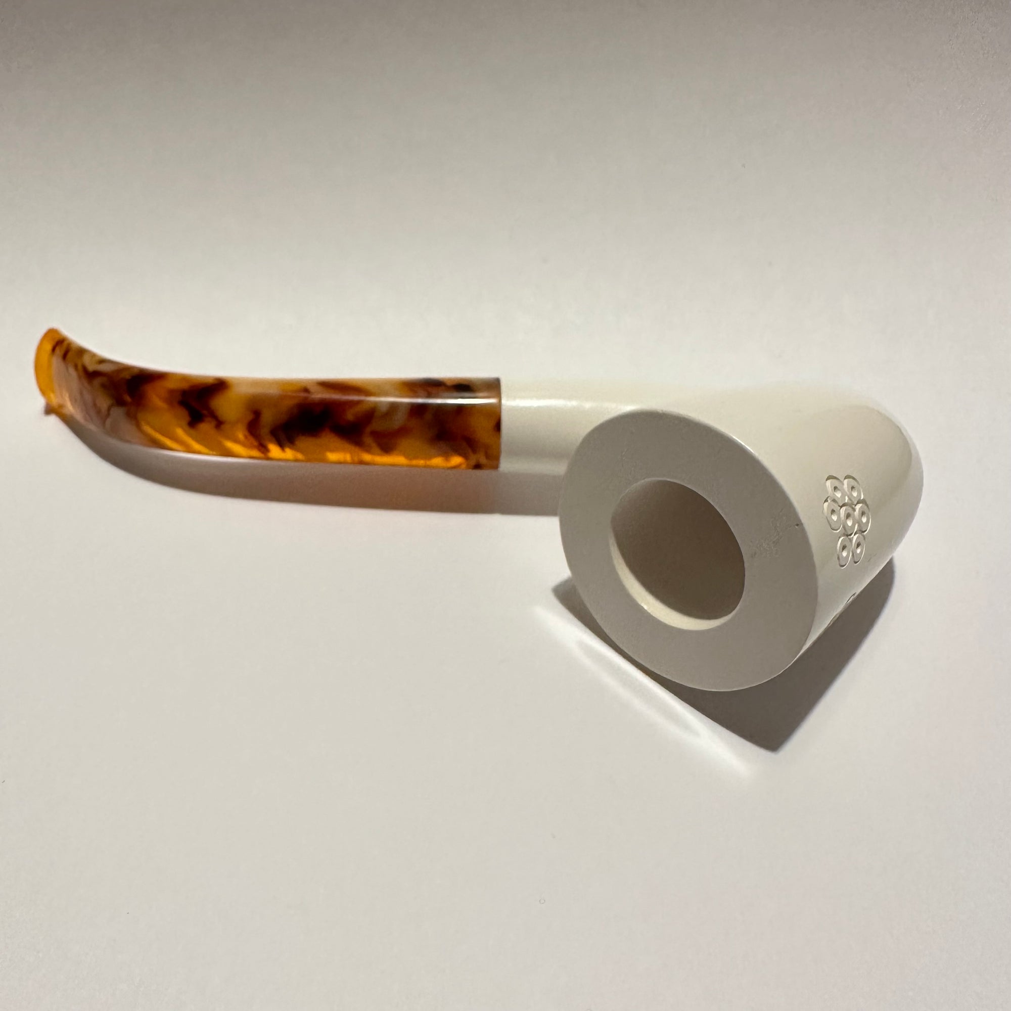 Lattice Finish Billiard Meerschaum Smoking Pipe
