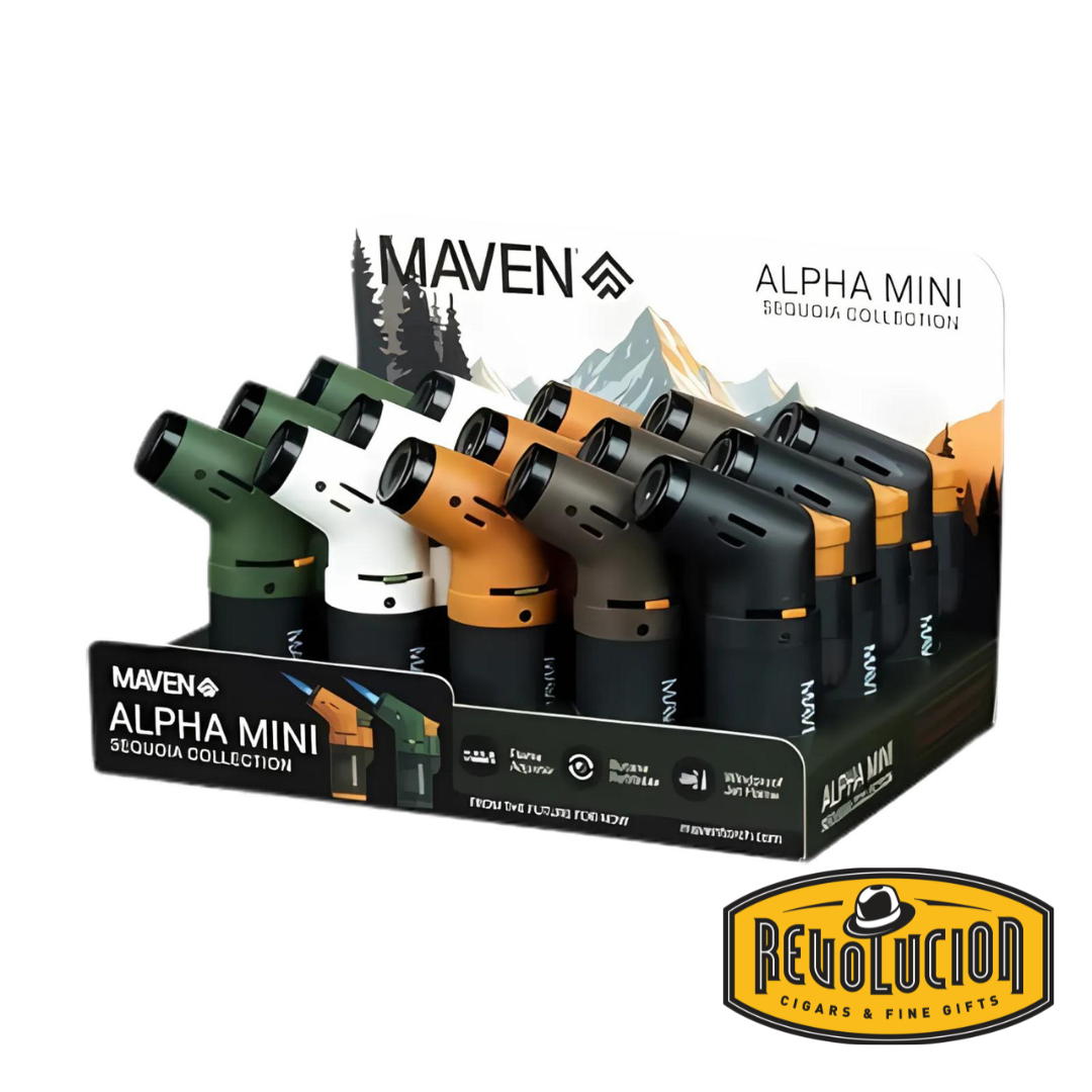 Maven Alpha Mini Single Flame Torch Lighter - Sequoia Collection