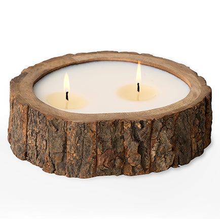 Himalayan Handmade Candles - Medium irregular Tree Bark - Tobacco Bark