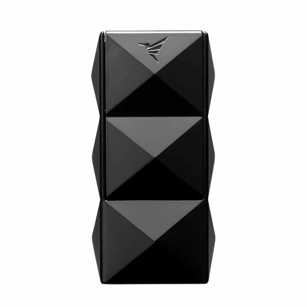 Colibri Quasar II Double -Flame Lighter With Punch  - Black
