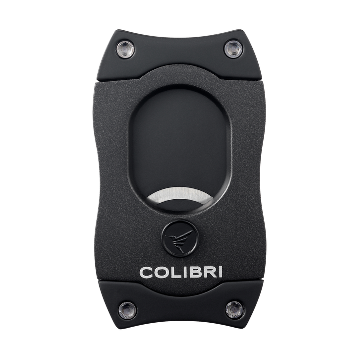 Coupe-cigares Colibri en forme de S - Noir/Noir