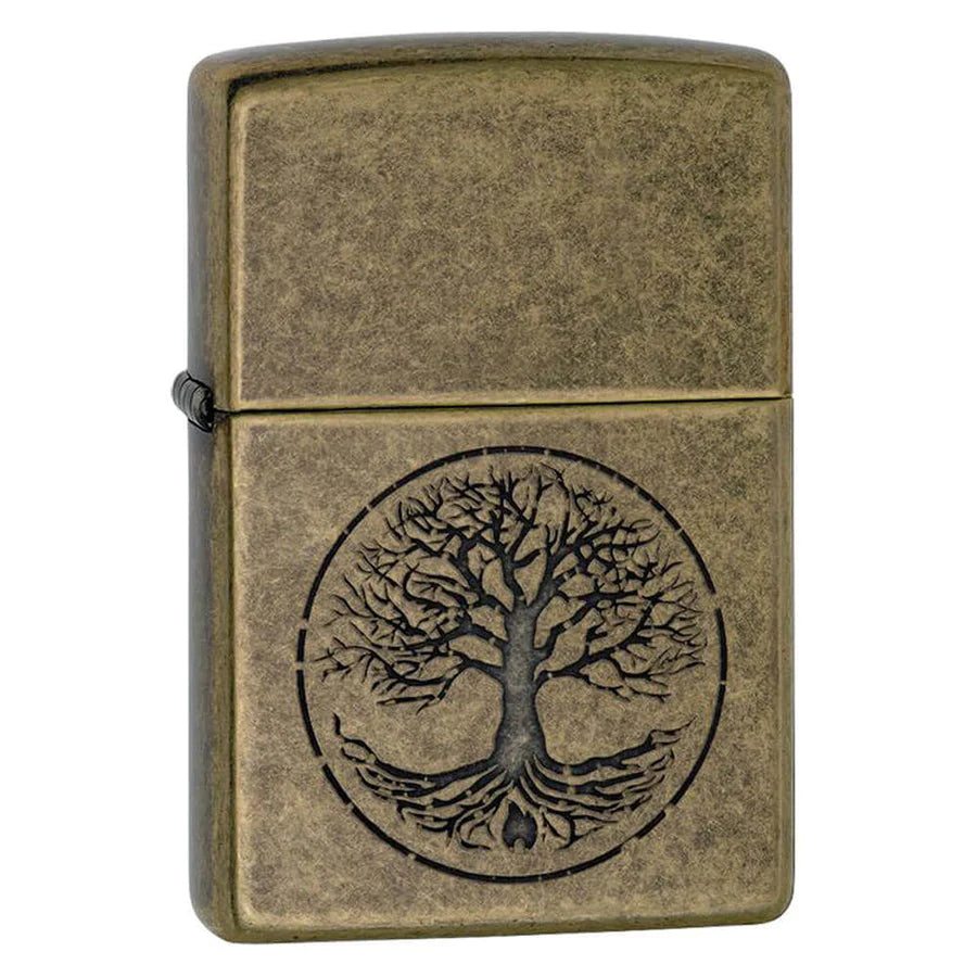 Briquet Zippo Antique Arbre de Vie