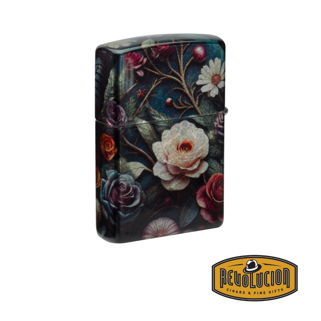 Butterfly Skull Design Zippo