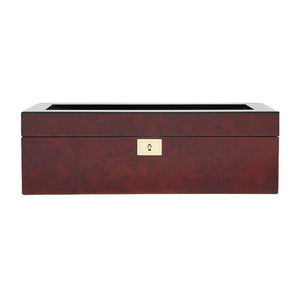 Brown Burlwood, Wolf Savoy 5 Piece Watch Box  - Revolucion Lifestyle Vancouver, Mens gift and tobacco store. 