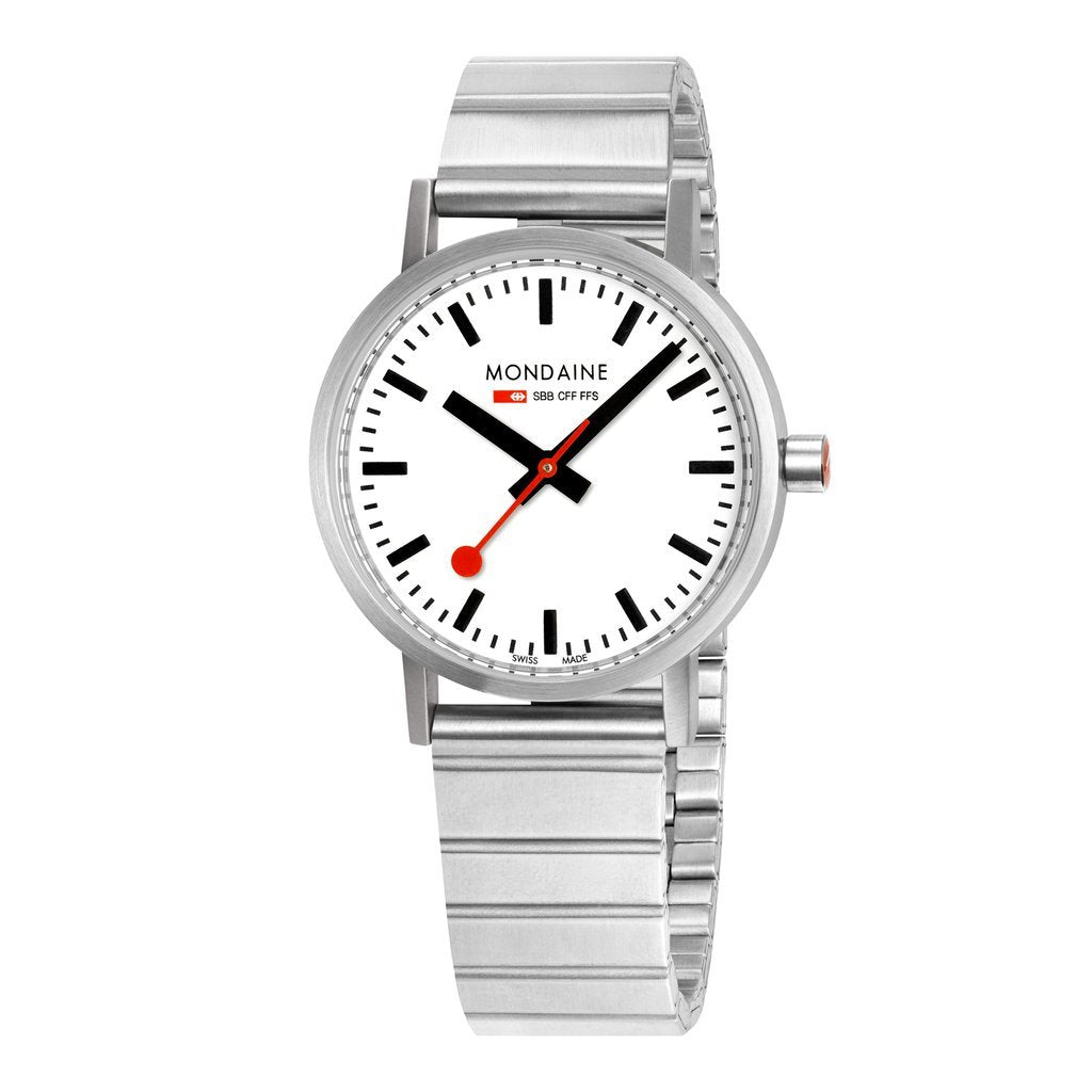 Mondaine_Classic_Silver_White