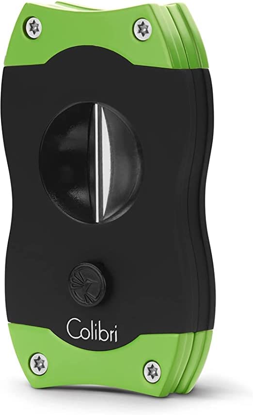 Colibri V-cut Stainless Steel Cigar Cutter - Black