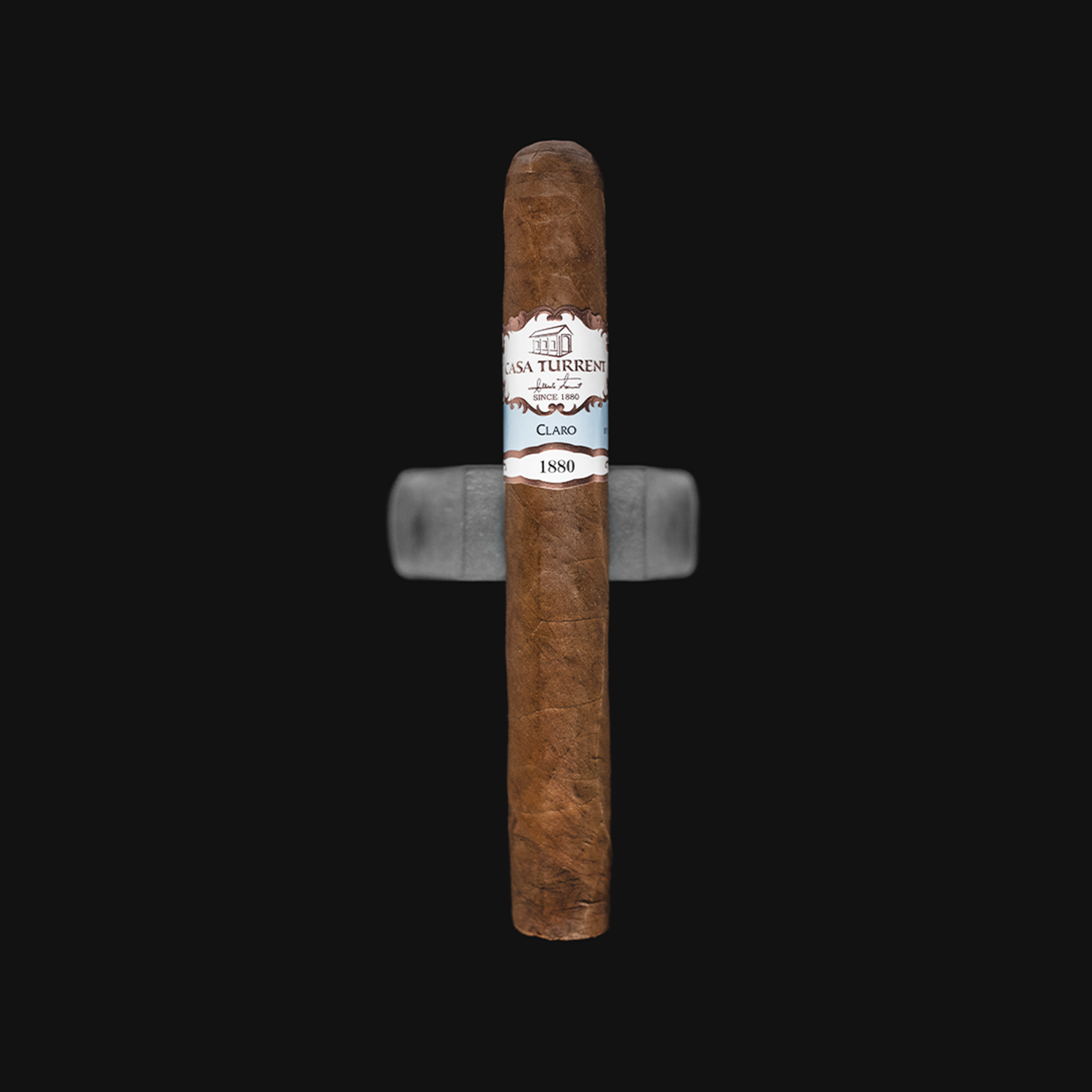 Casa Turrent 1880 Claro Double Robusto cigar, a premium medium-strength Mexican cigar with a smooth claro wrapper.