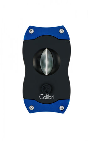 Colibri V-cut Stainless Steel Cigar Cutter - Black