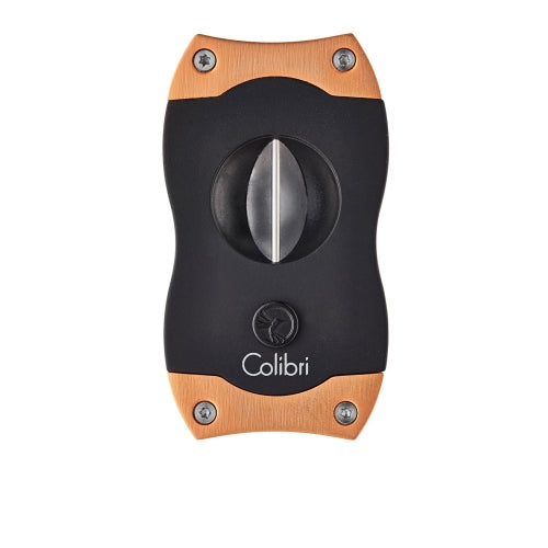 Colibri V-cut Stainless Steel Cigar Cutter - Black