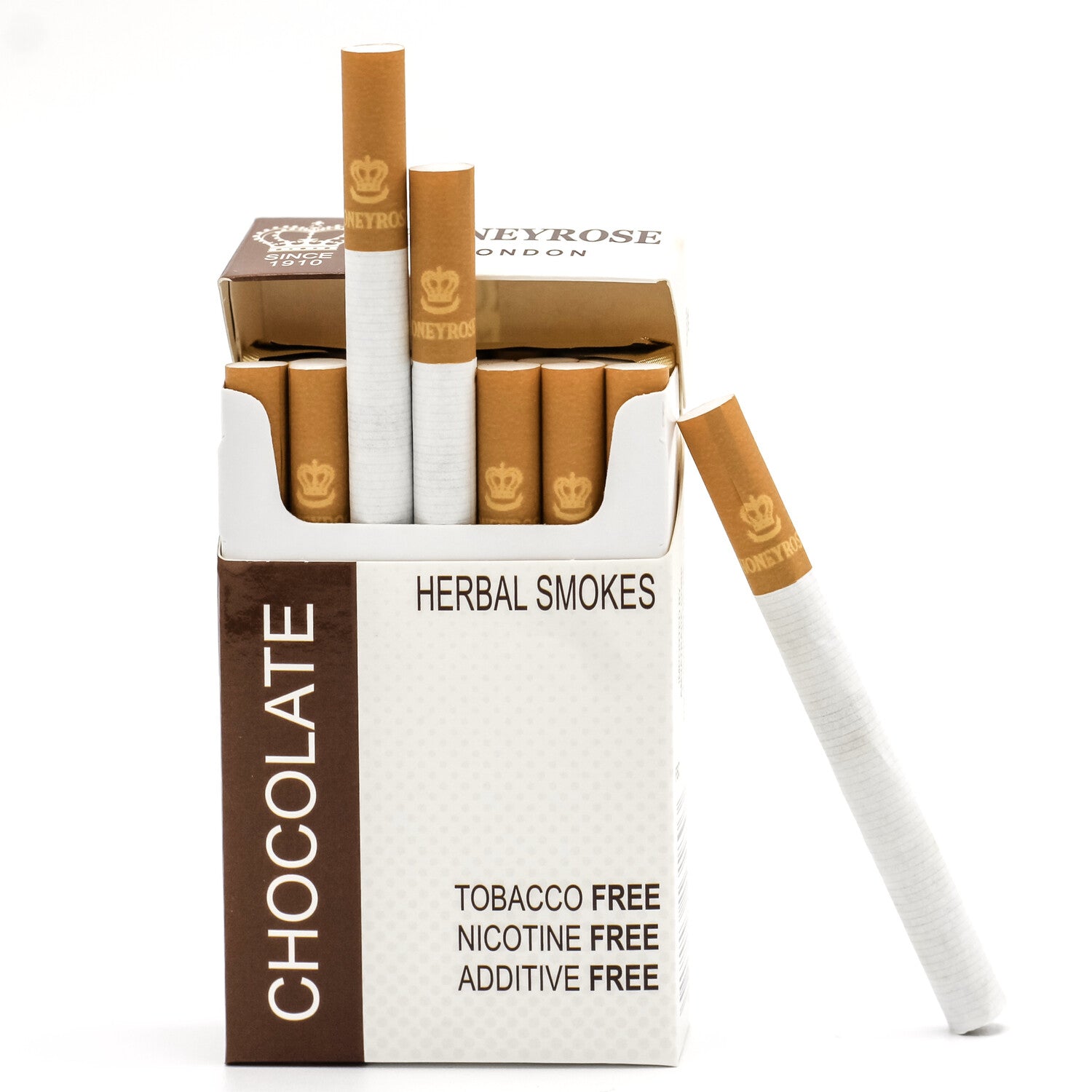  Honeyrose CHOCOLATE Tobacco & Nicotine Free Herbal Sticks :  Health & Household