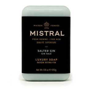 Mistral Men's Hydrating Soap Bar With Glycerine & Grapeseed Oil - 250g