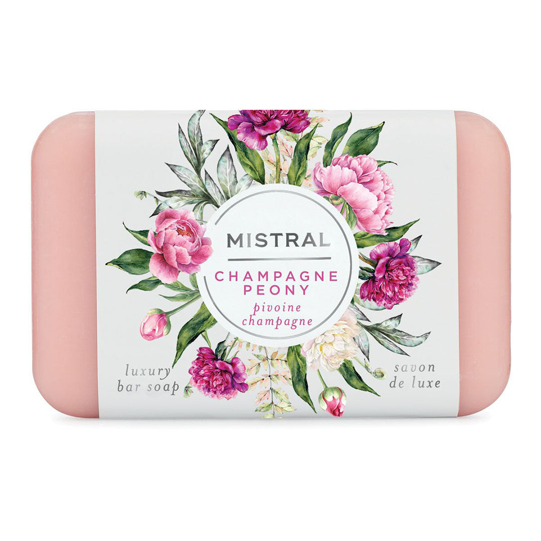 Mistral Champagne Peony Soap Bar 200g