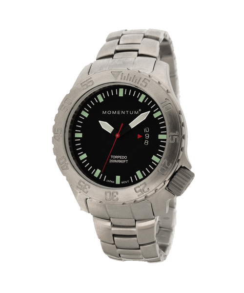 Torpedo Steel Black Momentum Premium Watch For Men Revolucion
