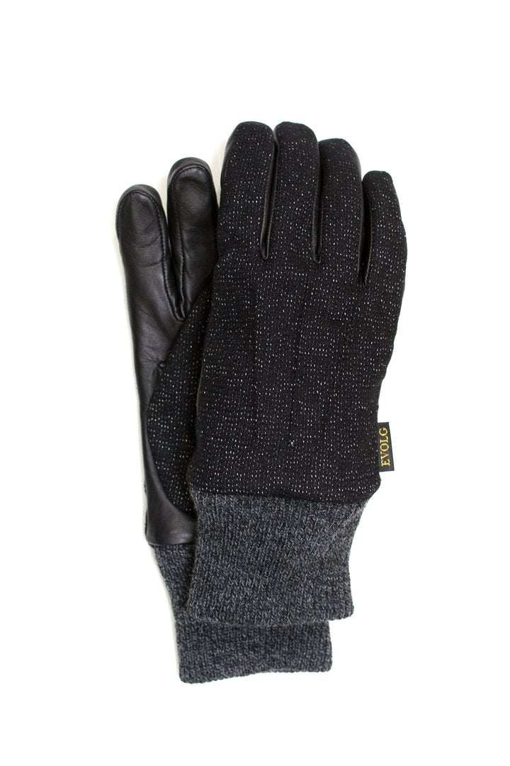 Mens wool gloves with cheap leather palms