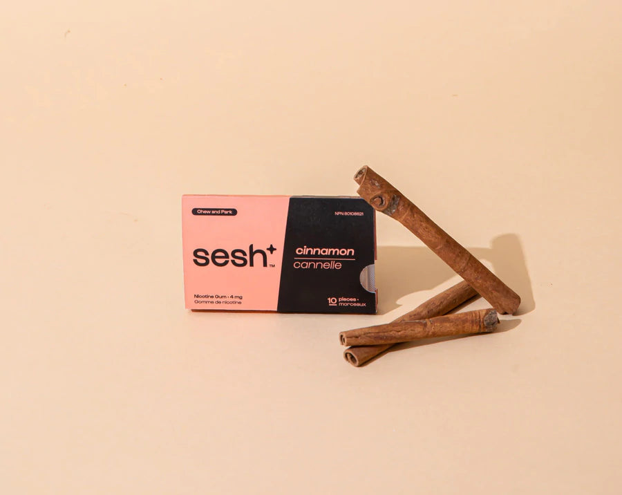 Sesh Smokeless Gum Cinnamon 4mg/g