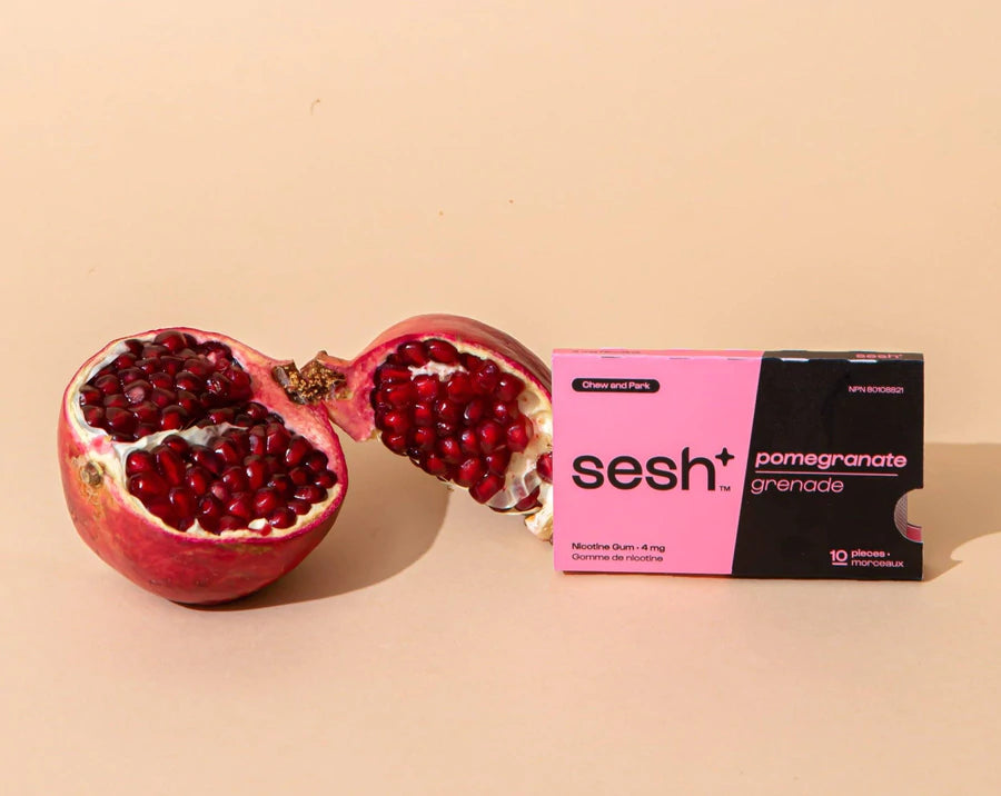Sesh Smokeless Gum Pomegranate 4mg/g