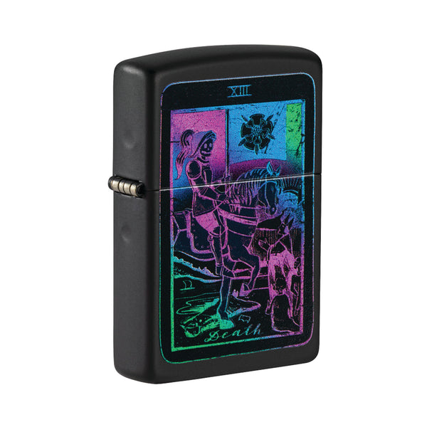 Zippo Black Light Tarot Card Lighter Revolucion Lifestyles