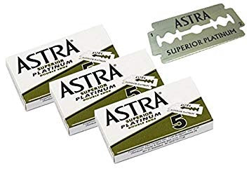 Astra Platinum Double Edge Safety Razor Blades