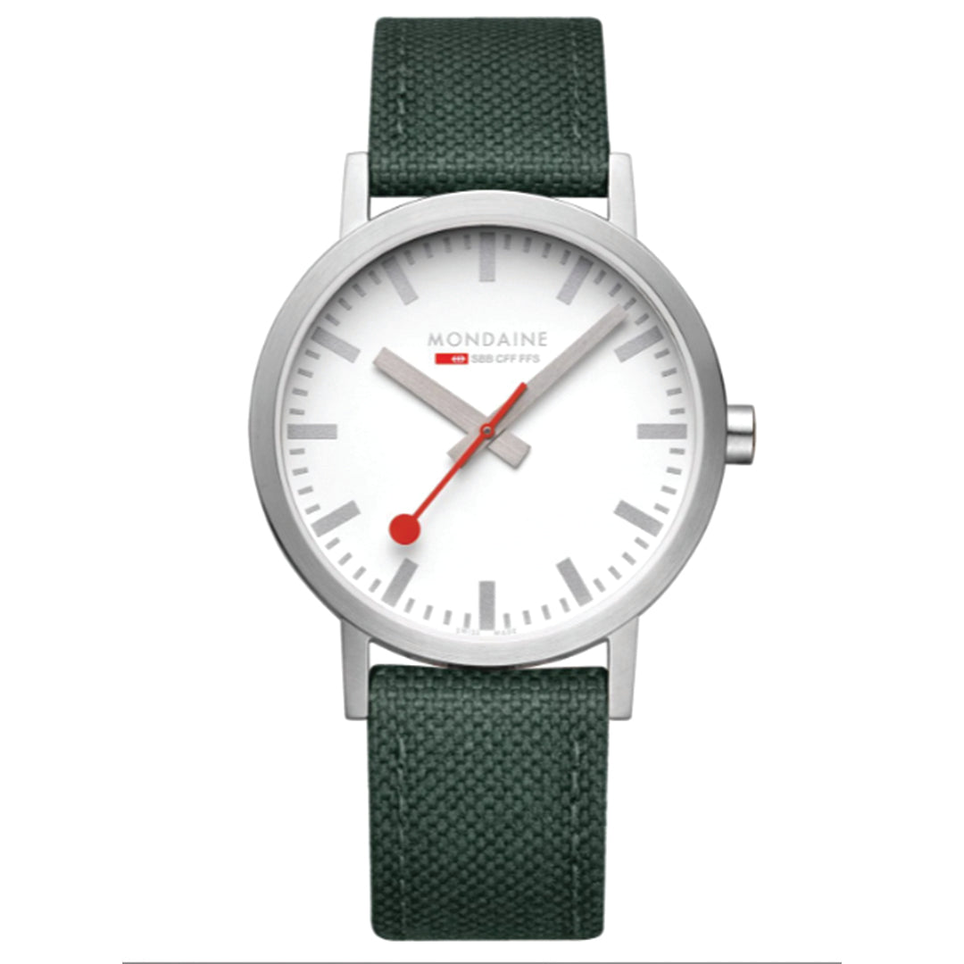 Grey Strap Mondaine Classic Gent Watch 40mm Revolucion Lifestyles