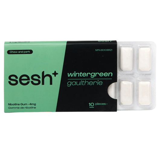 Sesh Smokeless Gum Wintergreen - 4mg/g